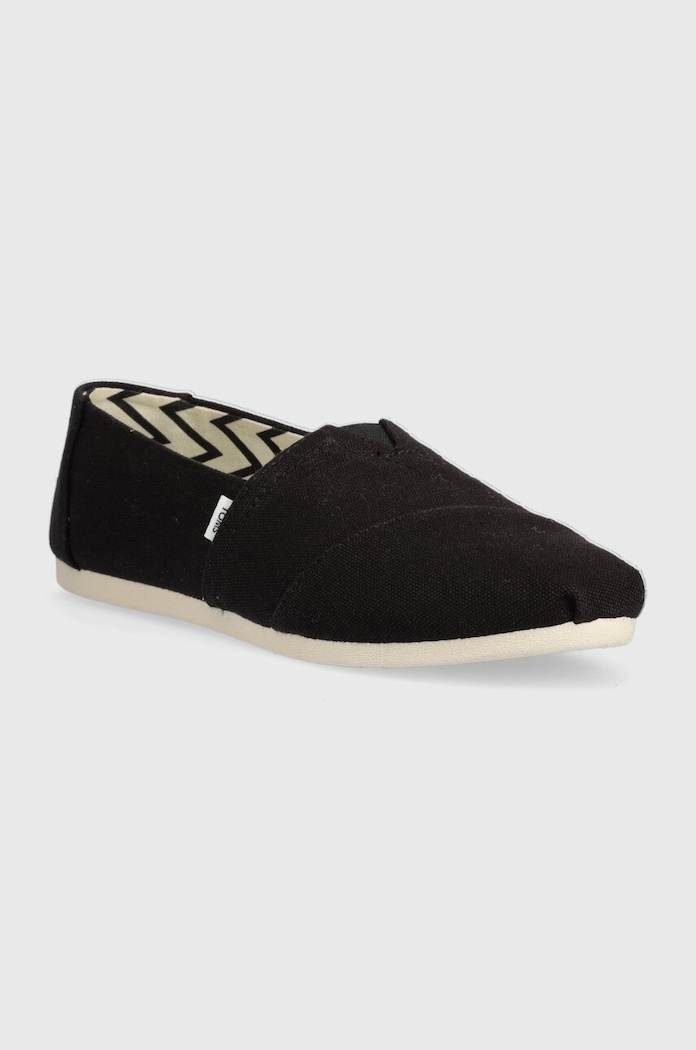 Espadrilky Toms Alpargata 10017732 černá SS25