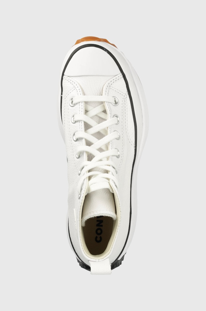 Converse bőr sneaker Run Star Hike Platform fehér A04293C
