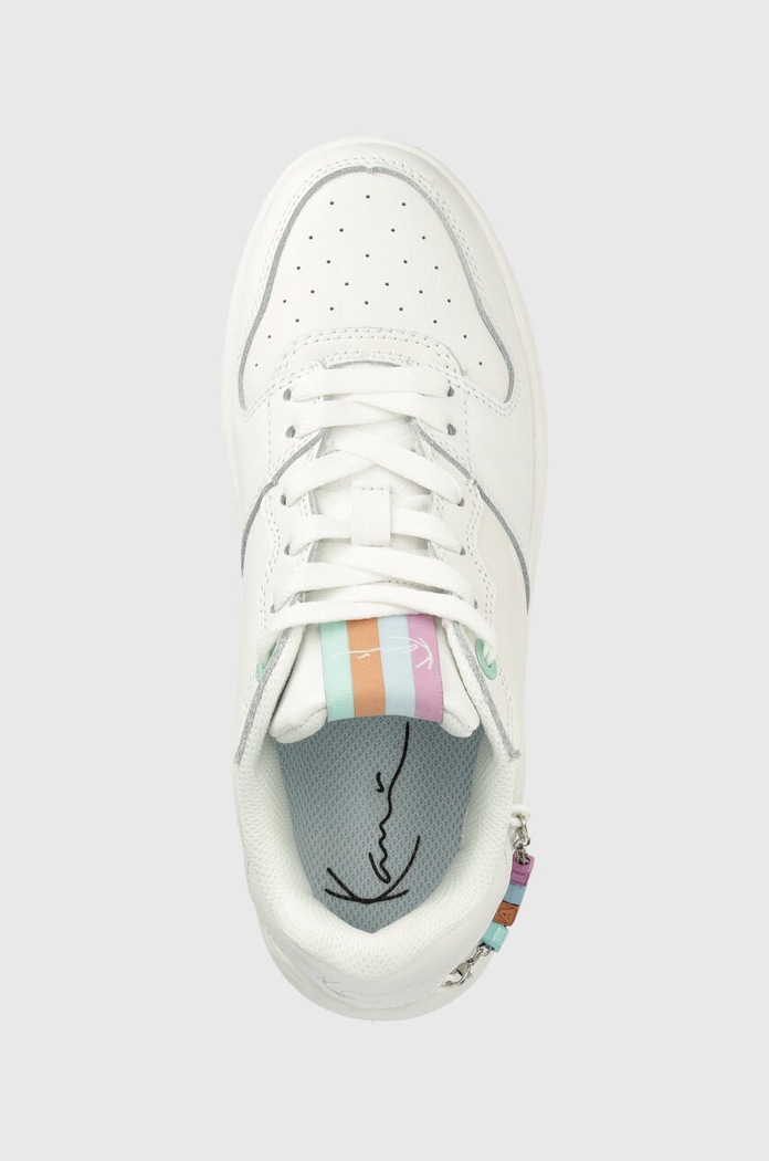 Karl Kani sneakersy skórzane 89 UP Logo PRM biały 1180627