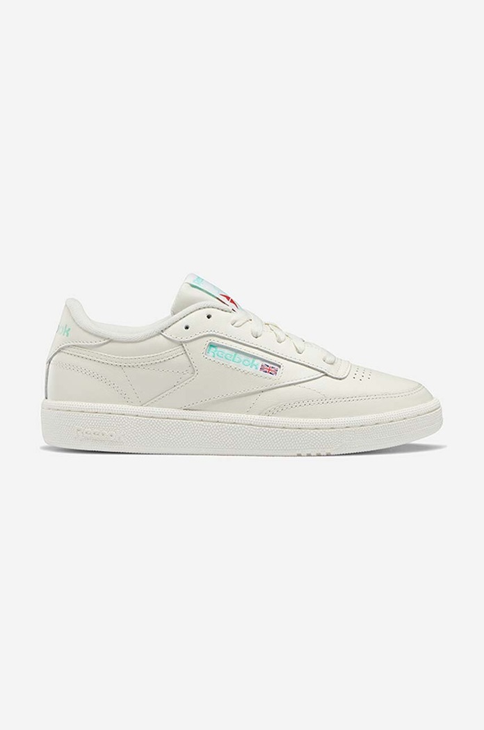 Kožené tenisky Reebok Classic Club C 85 HQ0947 přírodní kůže béžová HQ0947.100025378