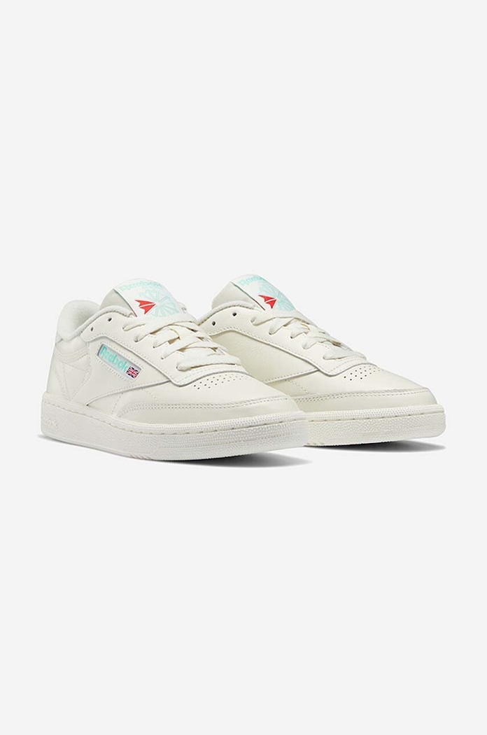Kožené tenisky Reebok Classic Club C 85 HQ0947 béžová HQ0947.100025378