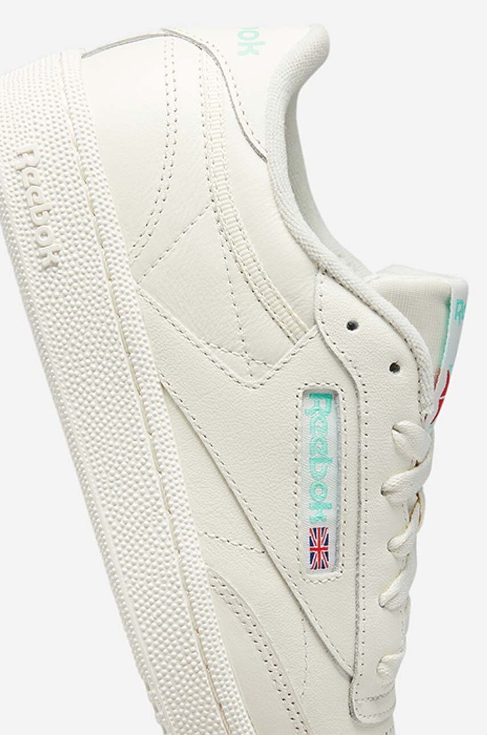 Kožené tenisky Reebok Classic Club C 85 HQ0947 HQ0947.100025378 béžová