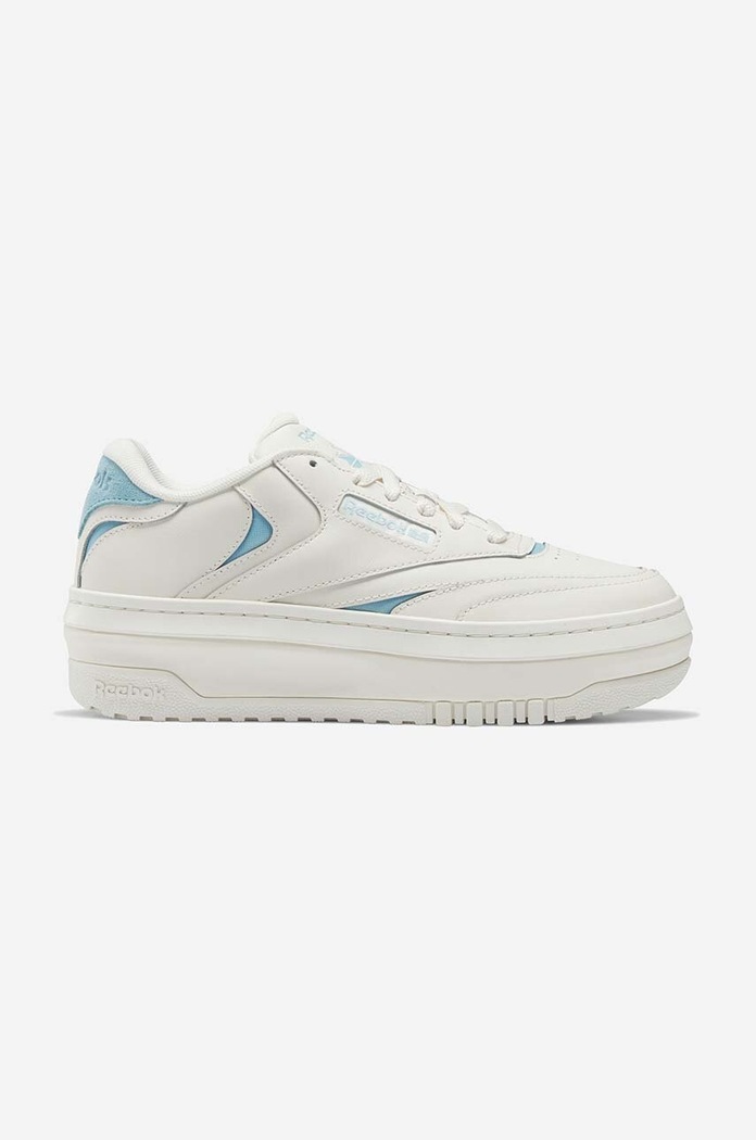 Reebok Classic sneakers din piele Club C Extra piele întoarsă alb HQ2126