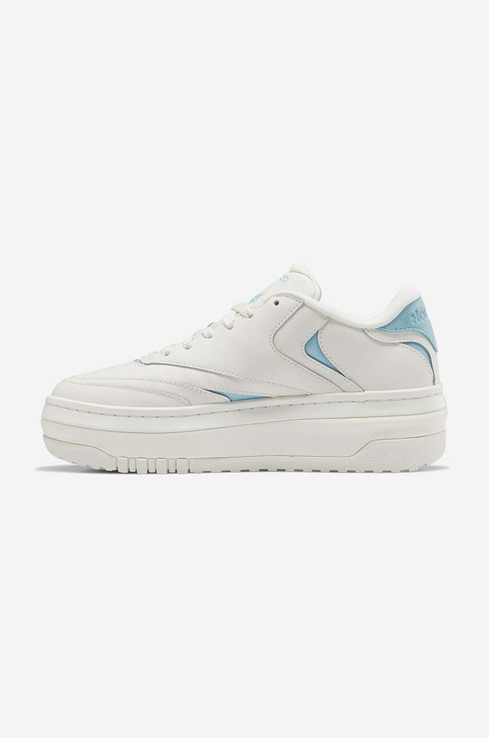 Reebok Classic sneakers din piele Club C Extra alb HQ2126