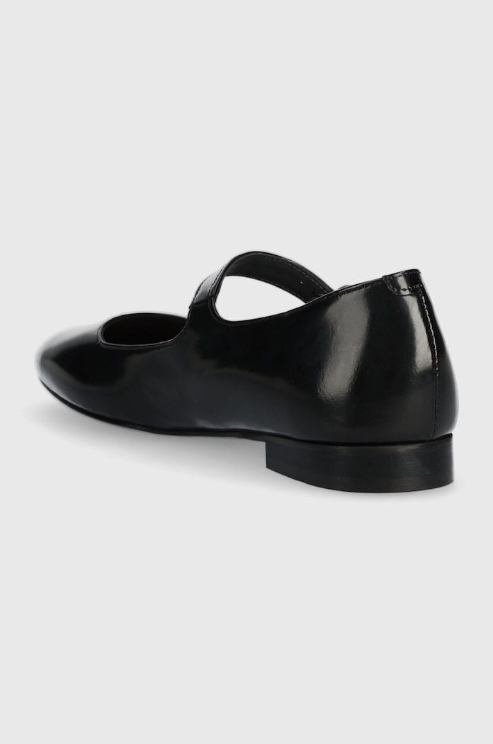 Încălțăminte Jonak balerini de piele DAURINE CUIR GLACE 3300192 negru