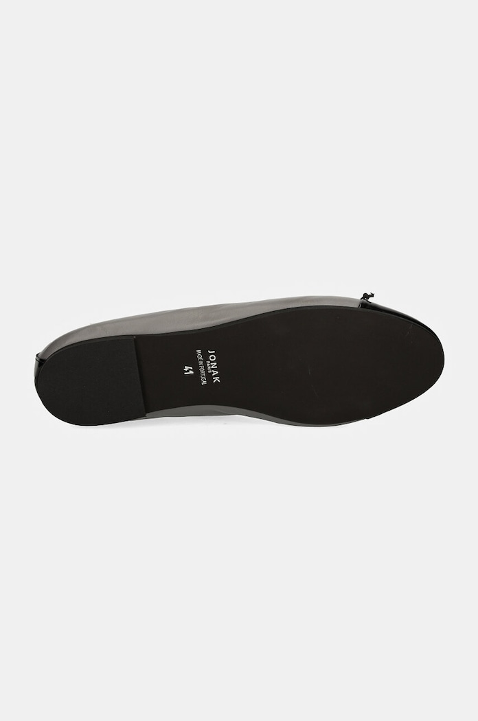 Usnjene balerinke Jonak DAXI VERNIS CUIR 3400191 siva