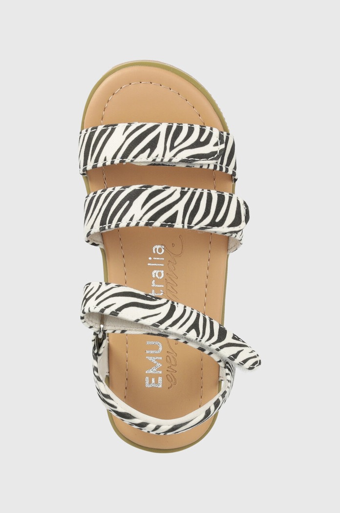 Emu Australia sandały dziecięce czarny K12846.Steph.Zebra