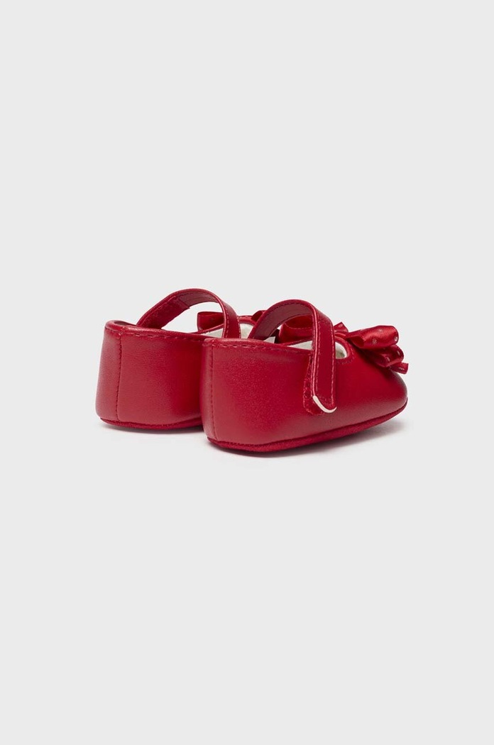 Dziewczynka Mayoral Newborn buty niemowlęce 9633.2P.NEWBORN czerwony