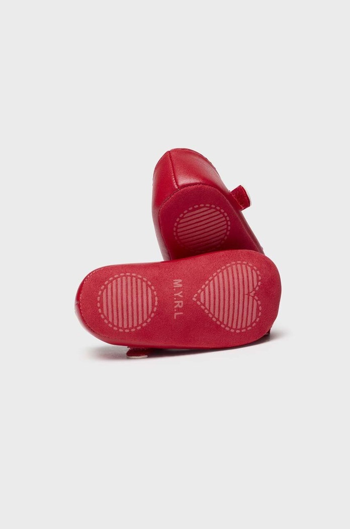 Mayoral Newborn buty niemowlęce czerwony 9633.2P.NEWBORN
