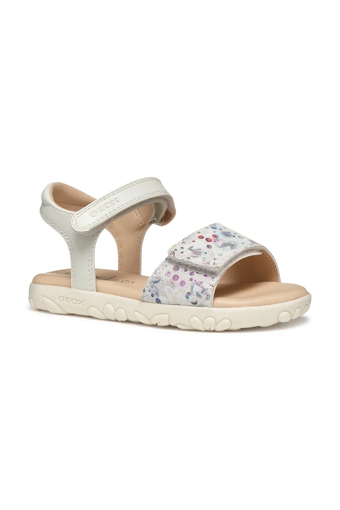 Geox sandali per bambini finta pelle fiore bianco J028ZA.007BC.24.27