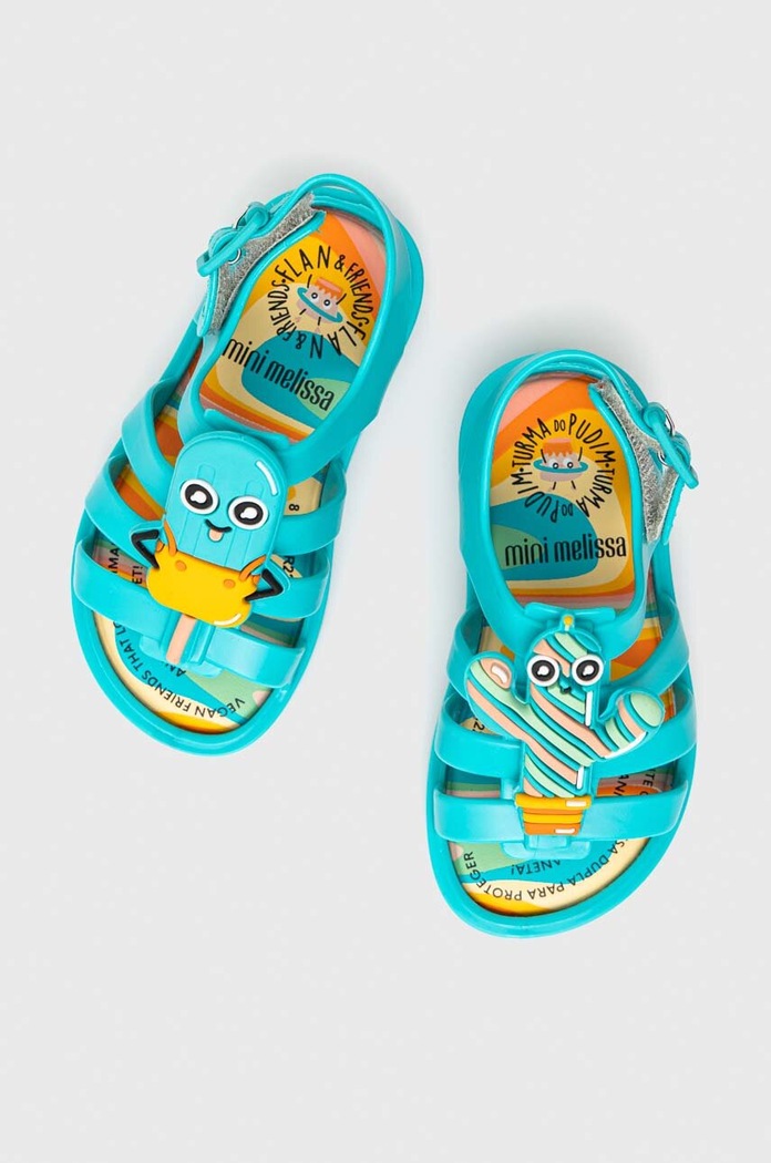 DÍVKA Dětské sandály Melissa M.33751 tyrkysová