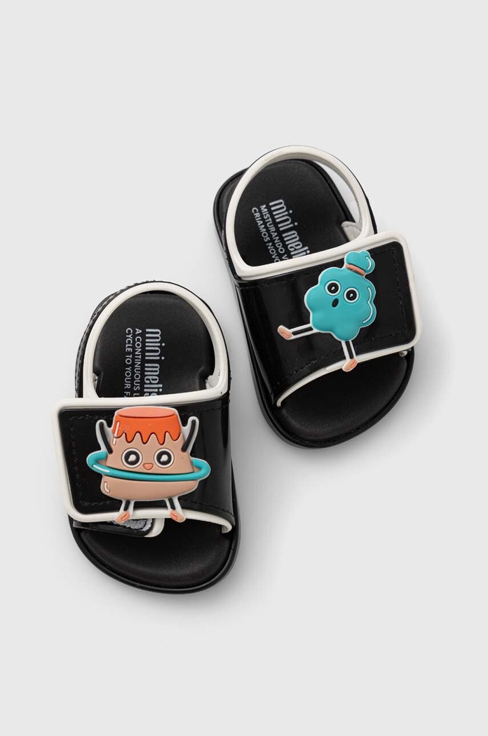 Melissa sandale copii Planet friendly negru M.33832