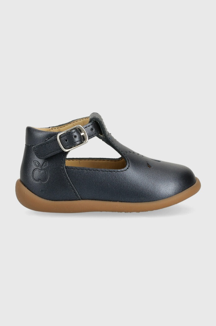 Pom D'api balerini din piele pentru copii Produs pentru bebe bleumarin O1ALAV04R2.18.23