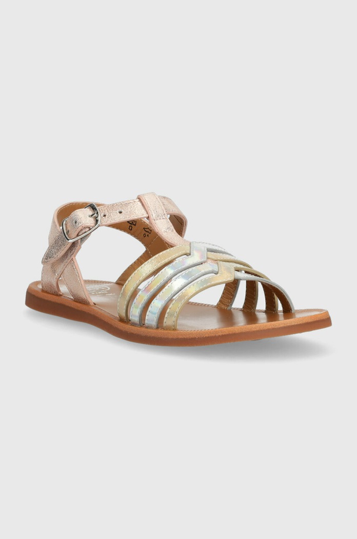 Pom D'api sandale din piele pentru copii O1GKBI0403.28.30 roz SS23