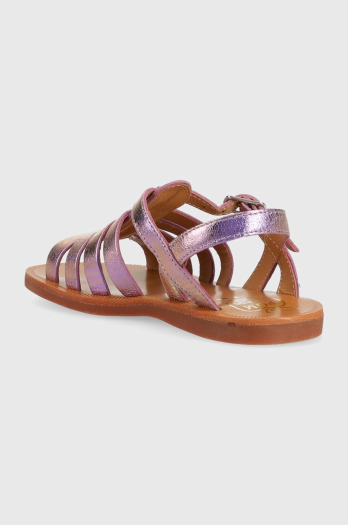 Fete Pom D'api sandale din piele pentru copii O1GYAO0402.24.27 violet