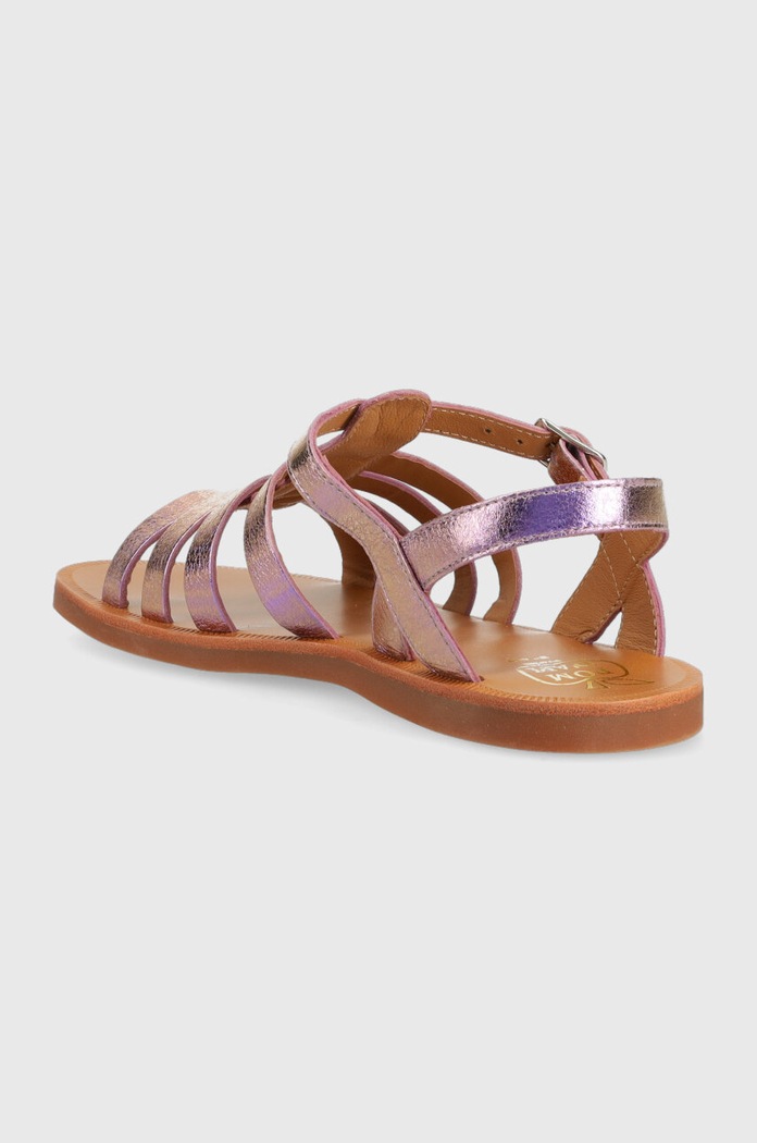 Fete Pom D'api sandale din piele pentru copii O1GYAO0402.35.40 violet