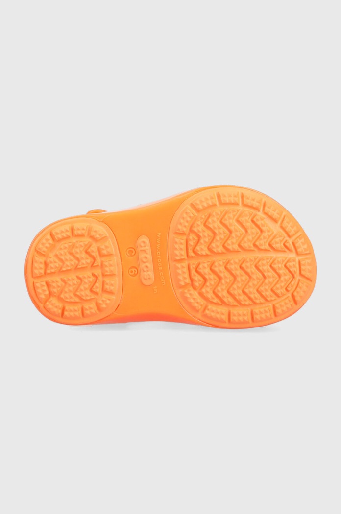 Παιδικά σανδάλια Crocs ISABELLA CHARM SANDAL 208445.CROCS.ISABELLA.C πορτοκαλί