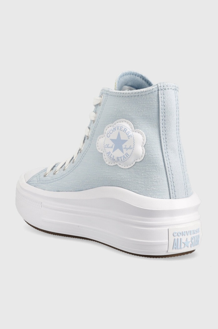 Dziewczynka Converse trampki dziecięce CON OBUWIE A03015C MOVE A03015C niebieski