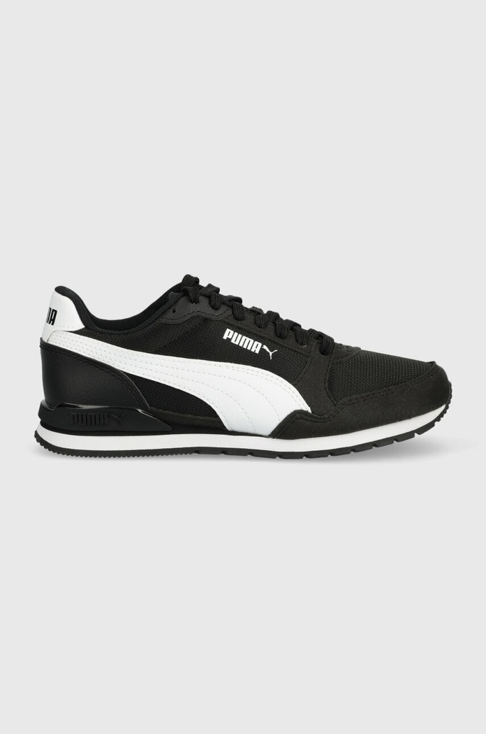 Puma sneakersy dziecięce ST Runner v3 Mesh Jr imitacja skóry licowej czarny 38551001.PPYX