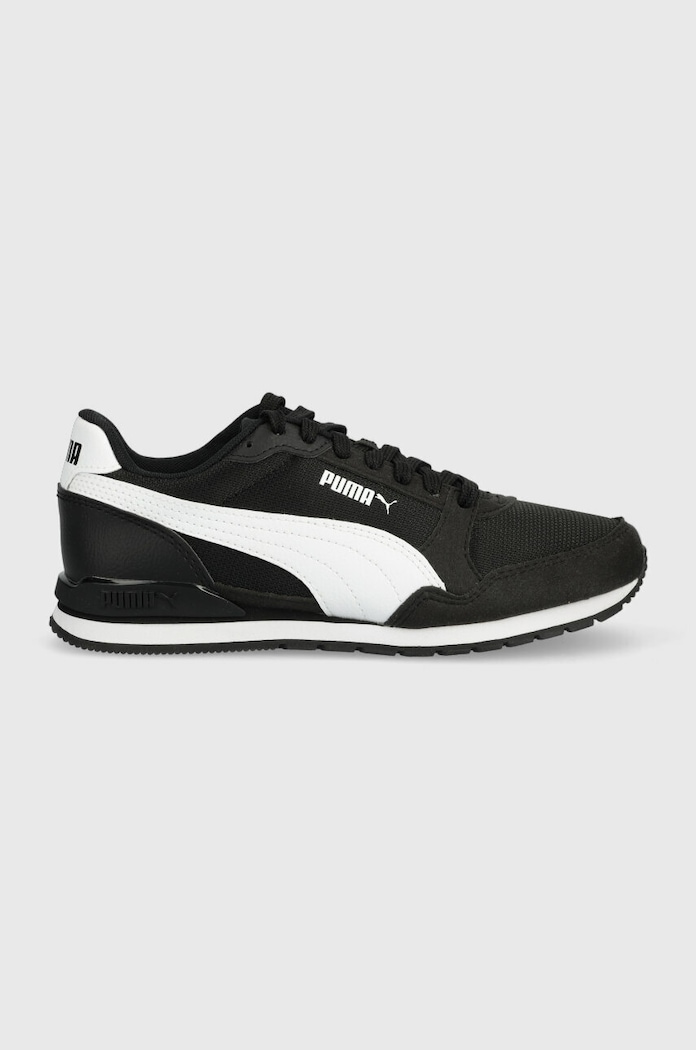 Puma sneakersy dziecięce ST Runner v3 Mesh Jr imitacja skóry licowej czarny 38551001.PPYX