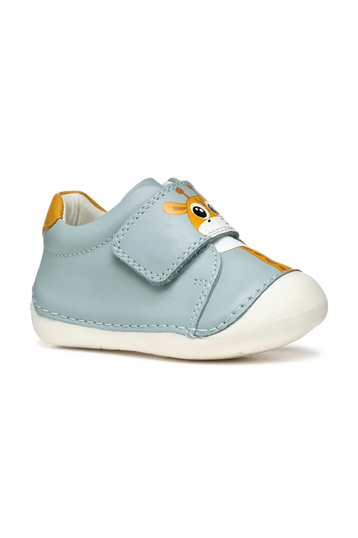 Dětské kožené sneakers boty Geox modrá B3539C.00085
