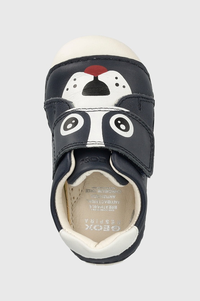 Παιδικά δερμάτινα sneakers Geox σκούρο μπλε B3539C.00085