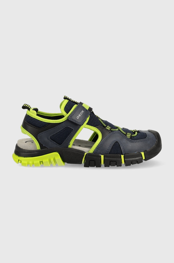 Geox sandale copii imitatie de piele intoarsa verde J35GHA.014ME.36.39