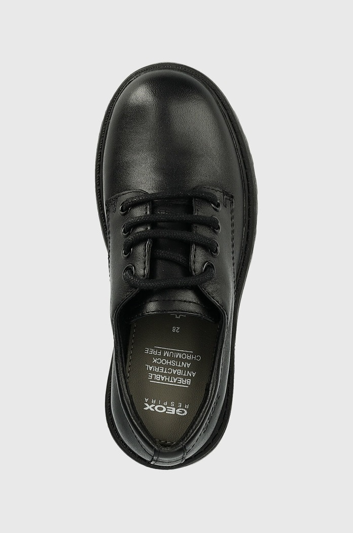 Geox gyerek félcipő bőrből fekete J0420C.00043.28.35