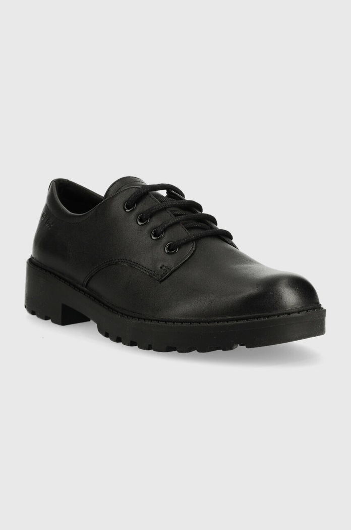 Geox gyerek félcipő bőrből J0420C.00043.36.41 fekete SS23