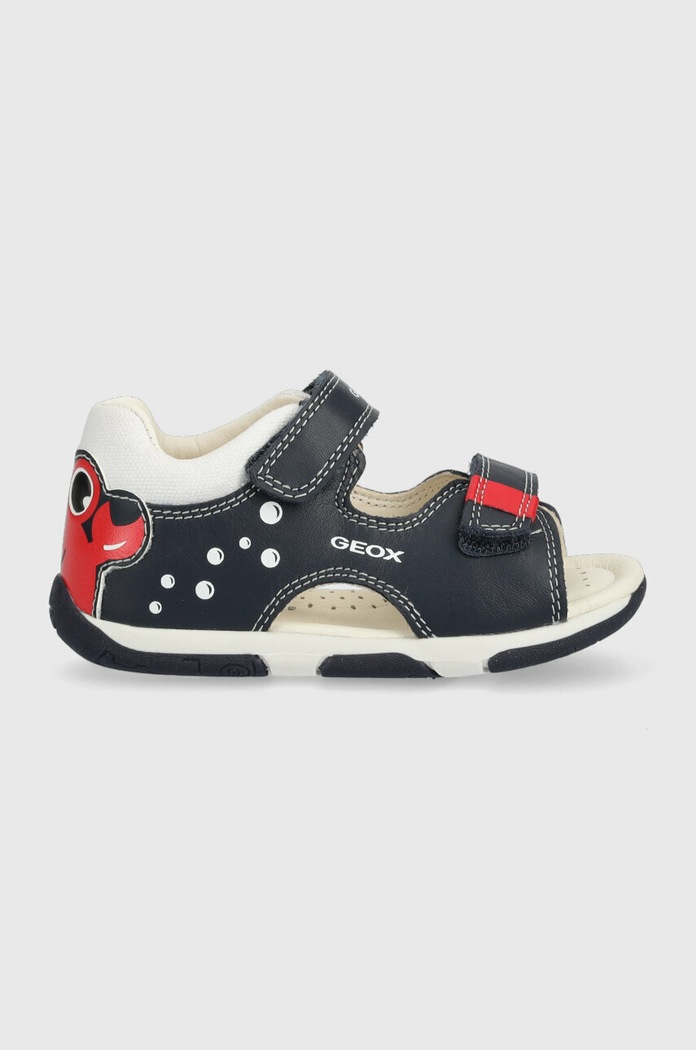 Geox sandały skórzane dziecięce tekstylny granatowy B350XB.08510