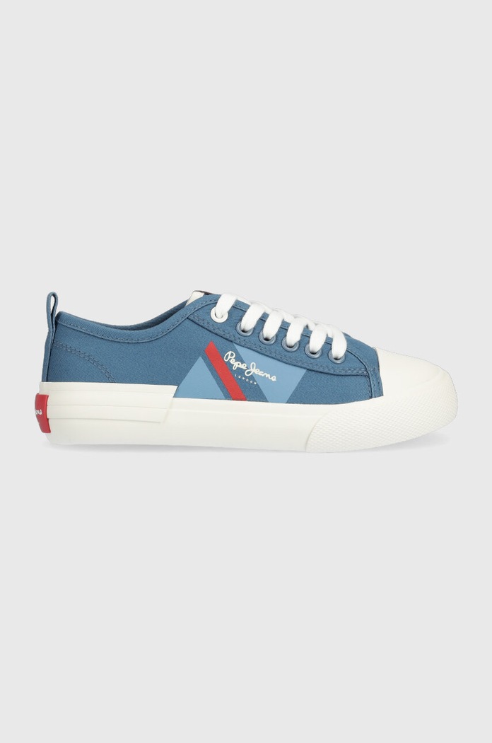 Pepe Jeans tenisówki dziecięce niebieski PBS30550