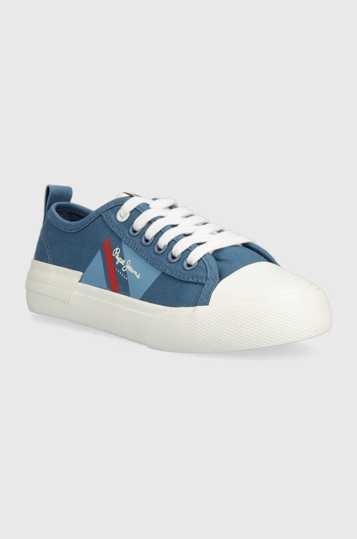 Pepe Jeans tenisówki dziecięce PBS30550 niebieski SS23