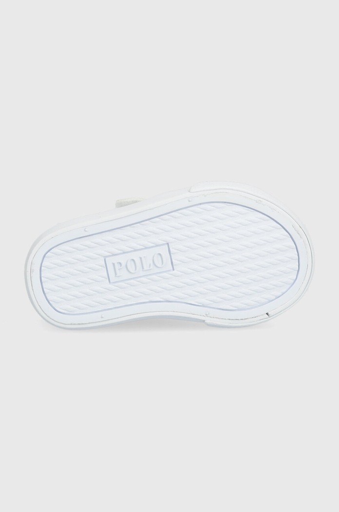 Polo Ralph Lauren sneakers pentru copii RF104104.19.26 alb