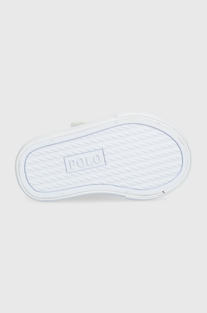 Polo Ralph Lauren sneakers pentru copii RF104104.19.26 alb