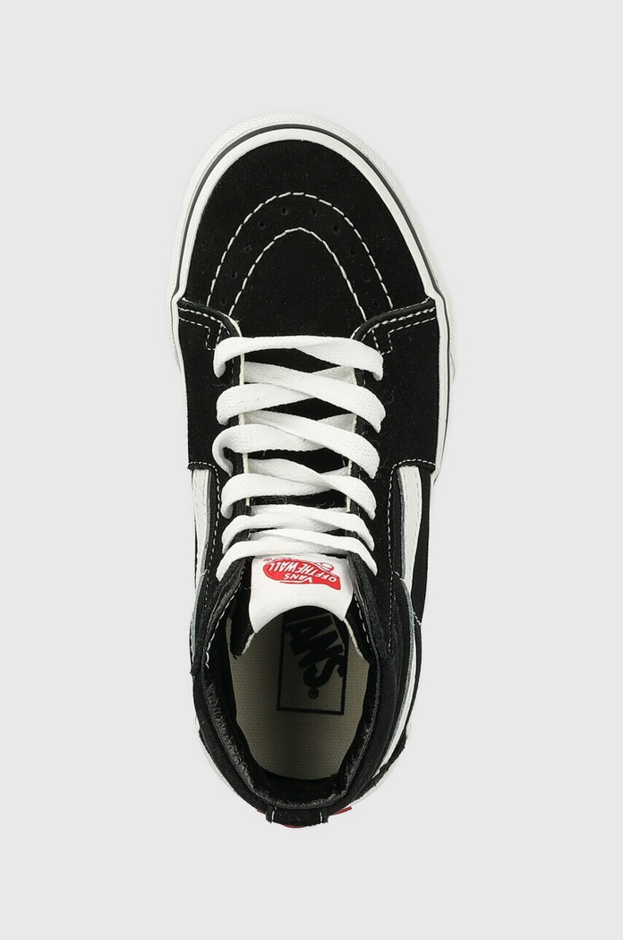 Vans trampki dziecięce UY SK8 Hi BLACK/TRUE WHIT VN000D5F6BT1 czarny