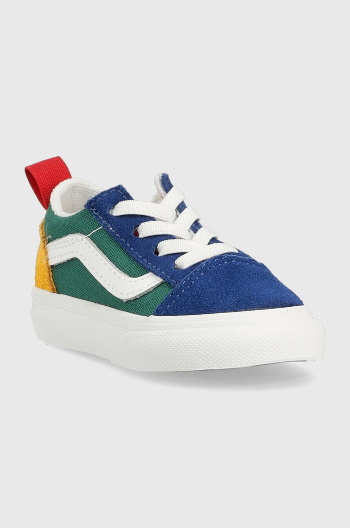 Dječje tenisice Vans TD Old Skool Elastic Lace VNYC MBLUE VN0A4TZOR1Q1 šarena SS23
