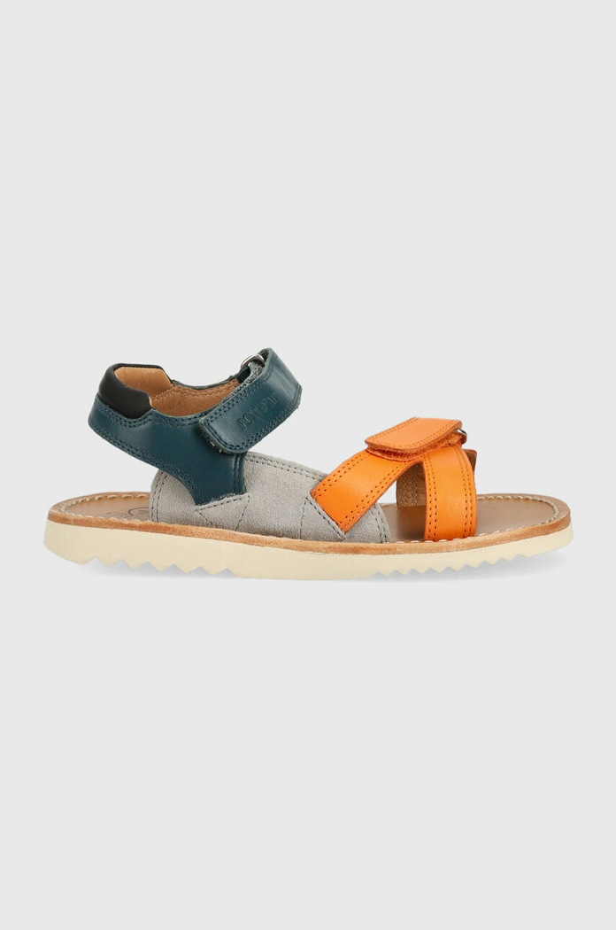 Pom D'api sandały skórzane dziecięce multicolor O1EBCK0403.28.30