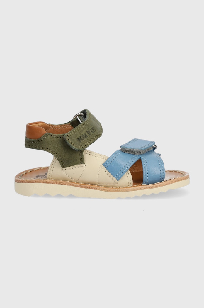 Pom D'api sandały skórzane dziecięce Produkt niemowlęcy multicolor O1EBDE0405.19.23