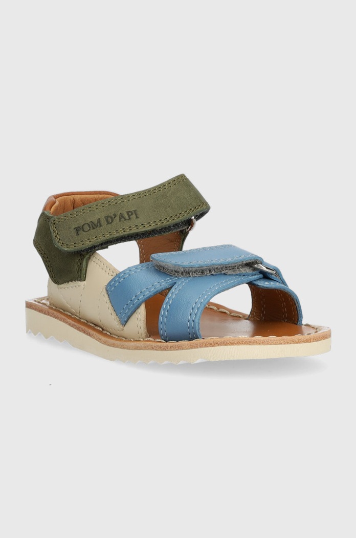 Pom D'api sandały skórzane dziecięce O1EBDE0405.19.23 multicolor SS23