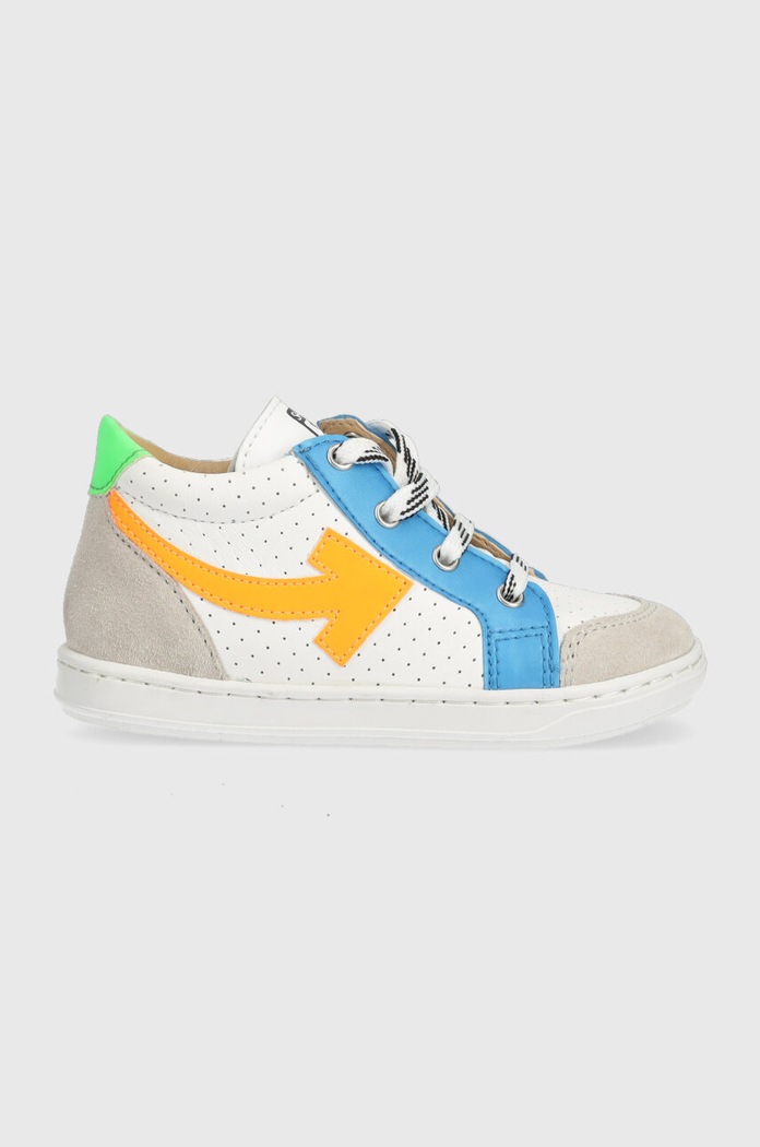 Dětské kožené sneakers boty Shoo Pom přírodní kůže vícebarevná O4DAAA0403