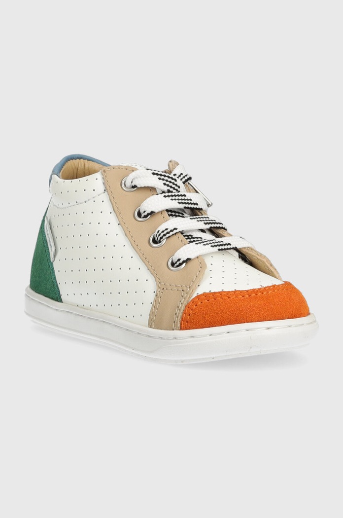 Dětské kožené sneakers boty Shoo Pom O4DTAA0401 bílá SS23