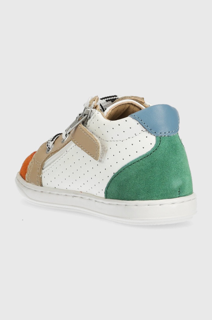 CHLAPEC Dětské kožené sneakers boty Shoo Pom O4DTAA0401 bílá