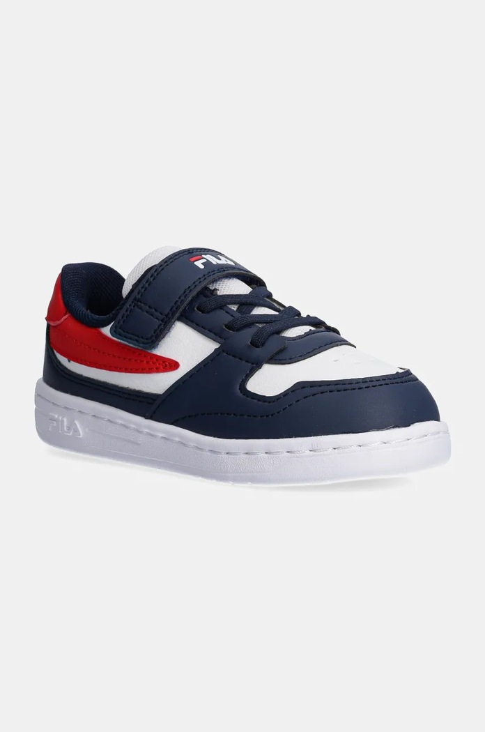 Detské tenisky Fila FXVENTUNO VELCRO imitácia kože červená FFK0009