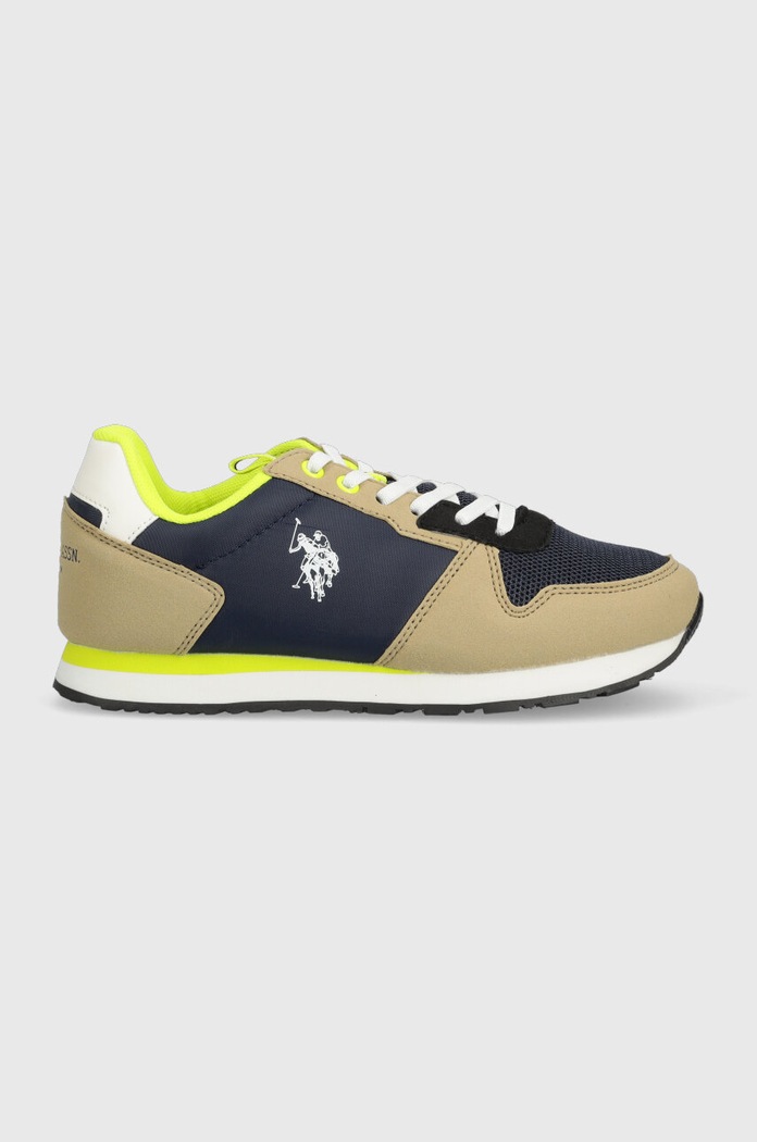 U.S. Polo Assn. sneakersy dziecięce imitacja zamszu multicolor NOBIK008