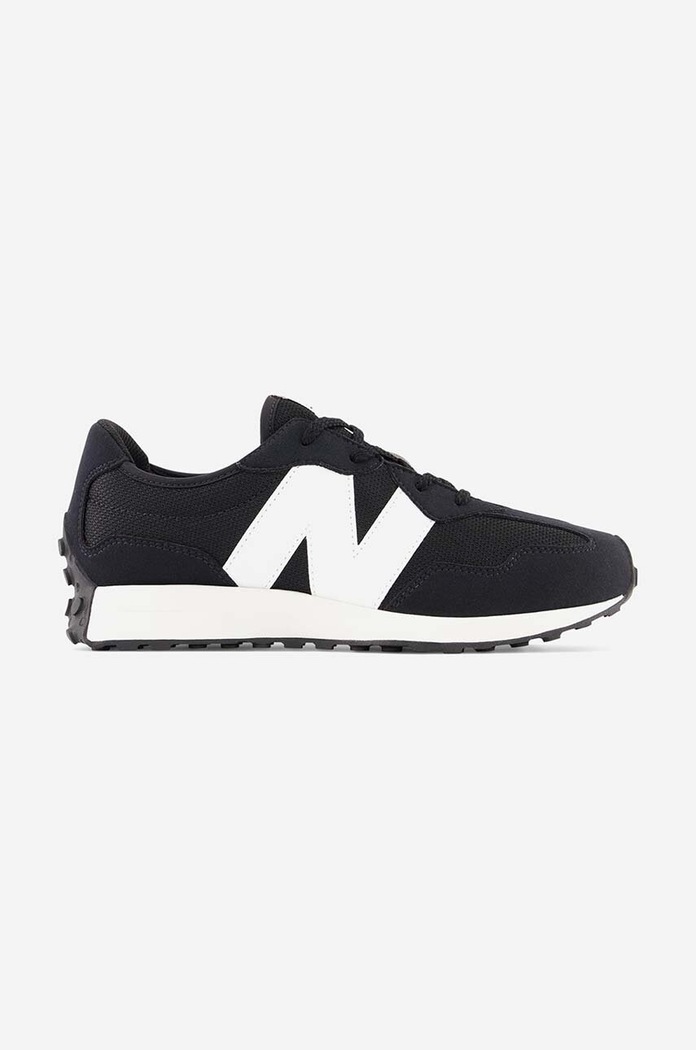 Detské tenisky New Balance GS327CBW imitácia semišu čierna GS327CBW