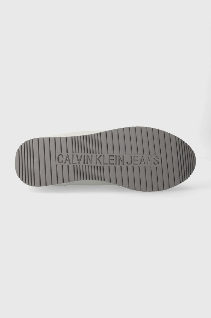 Tenisky Calvin Klein Jeans RUNNER SOCK LACEUP NY-LTH YM0YM00553 šedá