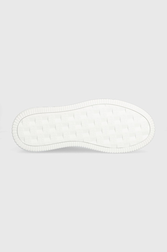 Кожени маратонки Calvin Klein Jeans YM0YM00681 CHUNKY CUPSOLE MONOLOGO YM0YM00681 бял