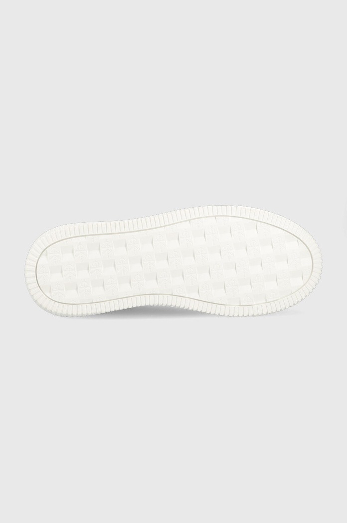 Calvin Klein Jeans sneakersy skórzane Chunky Capsule Monologo YM0YM00681 czarny
