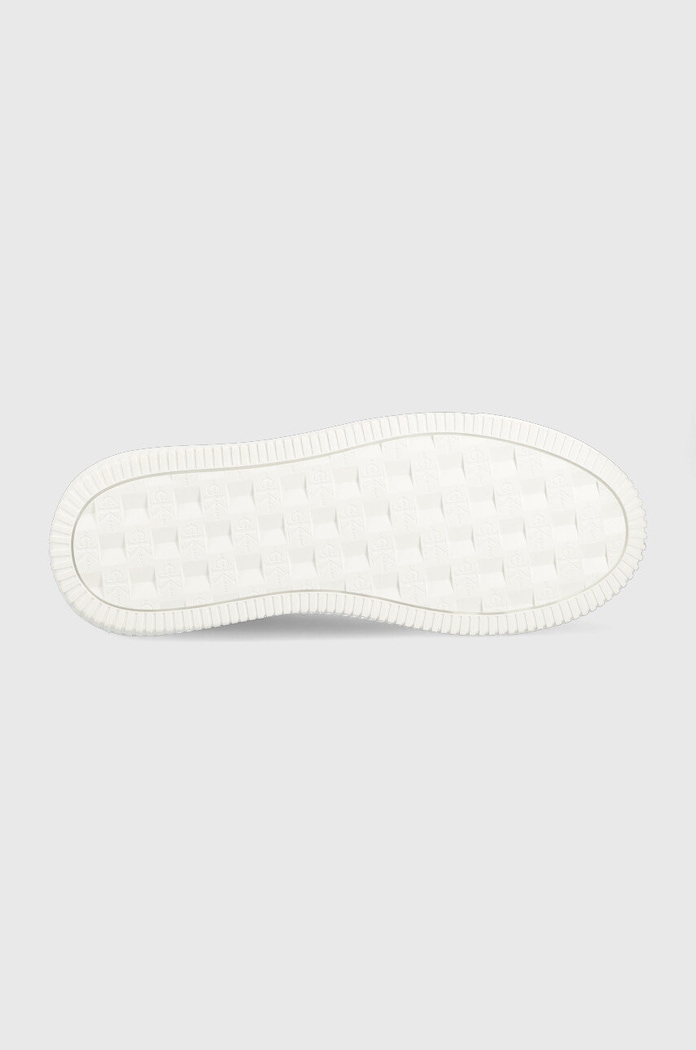 Calvin Klein Jeans sneakersy skórzane Chunky Capsule Monologo YM0YM00681 czarny