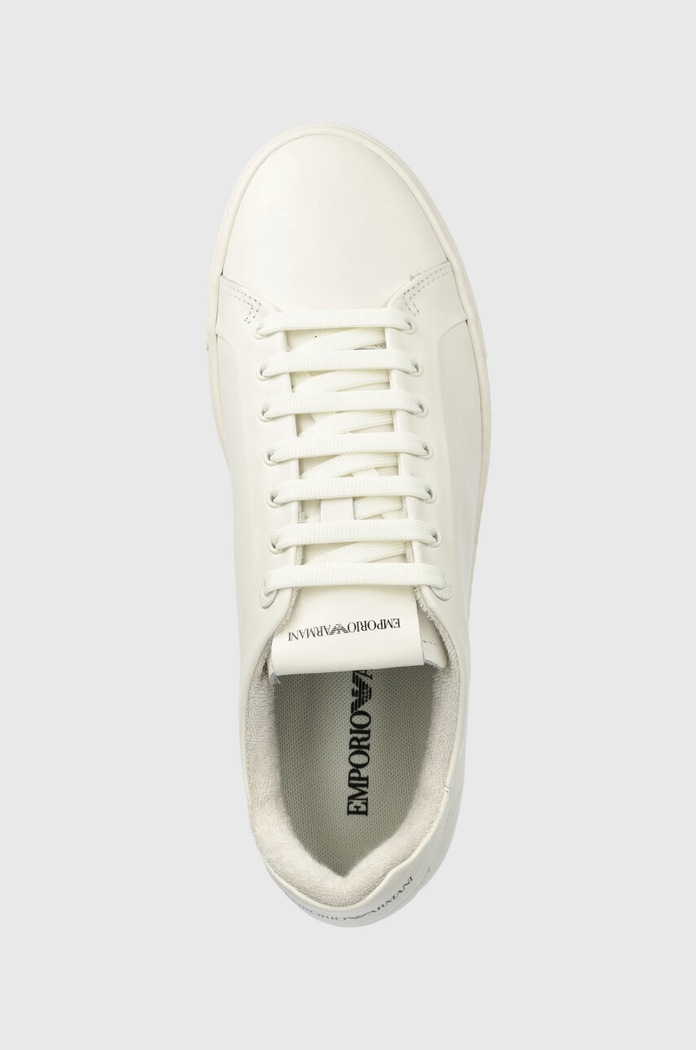 Emporio Armani sneakersy skórzane biały X4X598.XF662.00894
